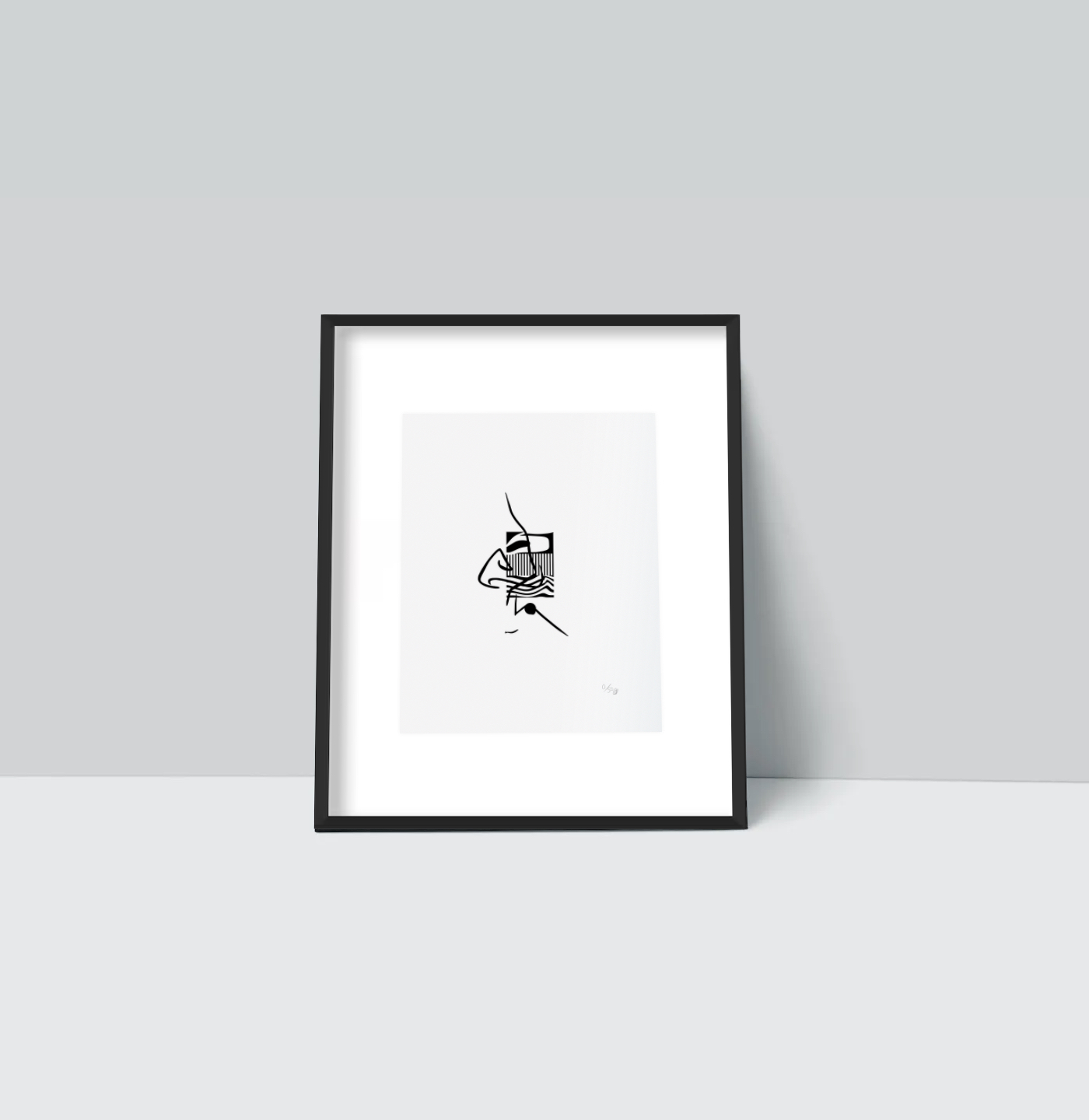 THE NOSE - ART PRINT
